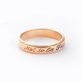 10K/14K Gold Personalized  Engraved Ring