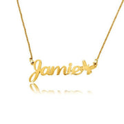 Jamie - 925 Sterling Silver Personalized Name Necklace With Butterfly Adjustable 16”-20”