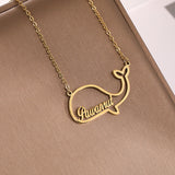 New Hollow Stainless Steel Necklace Personalized Necklace Animal Men And Women Pendant Jewelry