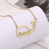 New Hollow Stainless Steel Necklace Personalized Necklace Animal Men And Women Pendant Jewelry