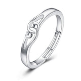 925 Sterling Silver Noble Elegant Infinity Ring