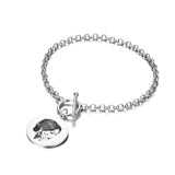 925 Sterling Silver Personalized Engraved Photo Bracelet