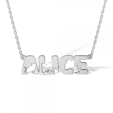 Personalized Cute Cat Name Necklace