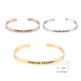 925 Sterling Silver Forever Friends Bangles