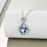 Infinity Urn Necklace for Ashes Sterling Silver Infinity Cremation Jewelry Memory Keepsake Jewelry