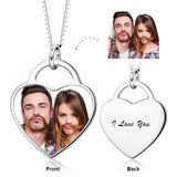 PHOTO HEART PENDANTS & JEWELERY  IN STERLING SILVER