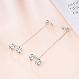 Ear Cuff Wrap Tessal Earrings Sterling Silver Ear Climber Crawler Earrings