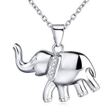 Elephant Pendant Necklace Earrings Bracelet Sterling Silver Ear Studs for Women Girls