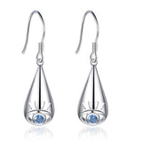 925 Sterling Silver Women Drop Dangle Earrings