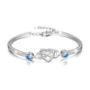 Infinity Endless Love Bracelet - I Love You Forever Series Adjustable 6-8 in Bracelet with Crystals from Crystal