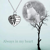 Urn Necklaces for Ashes Tree of Life Cremation Jewelry for Ashes,Always in My Heart Memory Necklace Gift, Easter Keepsake for Women