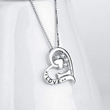 925 Sterling Silver Fashion Pendant Paw Bone Necklace For Women