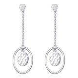 Threader Earrings Tassel Dangle Drop 925 Sterling Silver Earring for Women