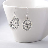 Celtic Knot Earring 925 Sterling Silver Hoop Earrings