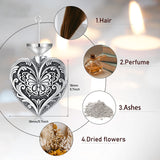 Sunflower Cremation Jewelry for Ashes Sterling Silver Urn Necklace for Ashes Women Men Cherish Memories Jewelry to Keep Someone Near to You