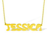 Personalized Cute Cat Name Necklace