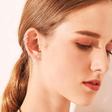 Ear Cuff Wrap Tessal Earrings Sterling Silver Ear Climber Crawler Earrings