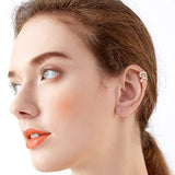 Cuff Earring for Women 925 Sterling Silver Ear Cartilage Clip Earrings for Women Girl