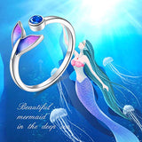 Sterling Silver Mermaid Rings Jewelry