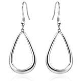 925 Sterling Silver Hoop Drop Earrings Jewelry for Women Girls