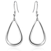 925 Sterling Silver Hoop Drop Earrings Jewelry for Women Girls