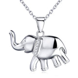 Elephant Pendant Necklace Earrings Bracelet Sterling Silver Ear Studs for Women Girls