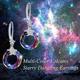 Volcano Stars Lever back Dangle Earrings