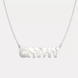 Personalized Cute Cat Name Necklace