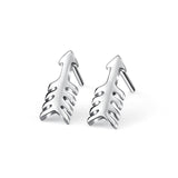 925 Sterling Silver Arrow Style stud earring