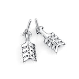 925 Sterling Silver Arrow Style stud earring