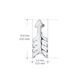 925 Sterling Silver Arrow Style stud earring