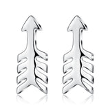 925 Sterling Silver Arrow Style stud earring