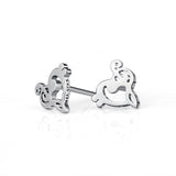 925 Sterling Silver Charming Stud Earring For Women