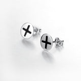 925 Sterling Silver Personality Button Studs