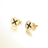 925 Sterling Silver Personality Button Studs