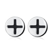 925 Sterling Silver Personality Button Studs