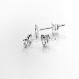 925 Sterling Silver Elegant Infinity Studs