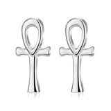 925 Sterling Silver Simple Natural Little Man Studs