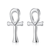 925 Sterling Silver Simple Natural Little Man Studs