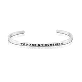 Love Series Customized Engraved Personalized Bangle Bracelet