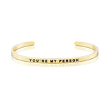 Love Series Customized Engraved Personalized Bangle Bracelet