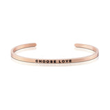 Love Series Customized Engraved Personalized Bangle Bracelet