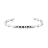 Love Series Customized Engraved Personalized Bangle Bracelet