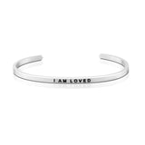 Love Series Customized Engraved Personalized Bangle Bracelet