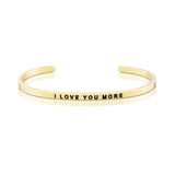 Love Series Customized Engraved Personalized Bangle Bracelet