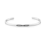 Love Series Customized Engraved Personalized Bangle Bracelet