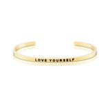 Love Series Customized Engraved Personalized Bangle Bracelet