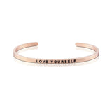 Love Series Customized Engraved Personalized Bangle Bracelet