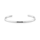 Love Series Customized Engraved Personalized Bangle Bracelet