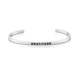 Happiness Series Customized Engraved Personalized Bangle Bracelet